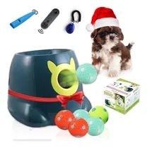 Comprar Lanzador Automático De Bolas Para Perros Azul Ews