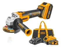 Comprar  Más Vendido Amoladora 4 1\u002F2 20v + 2 Bat 4ah Bolso Ingco Cag