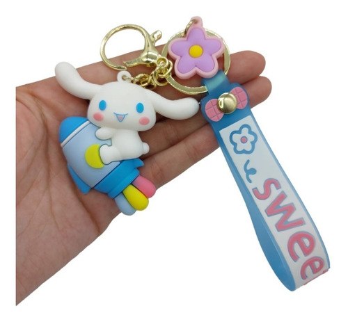 Llavero Cinnamaroll Cohete Hello Kitty Kawaii 