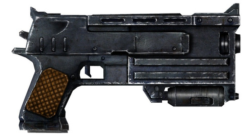 Pistola 10mm Cosplay Juguete Fallout 3d Pixelados_