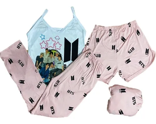 Pijama De Bts Juvenil K pop 3 Piezas Env o gratis