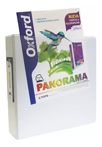 6 Pzas Carpeta Carta Panorama D 2 Blanca