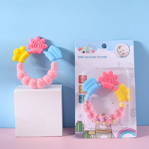 Nn Juguetes De Silicona Para Bebés Rattle Teether