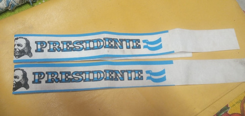Memorabilia Vincha Menem Presidente 1989 (Usado)