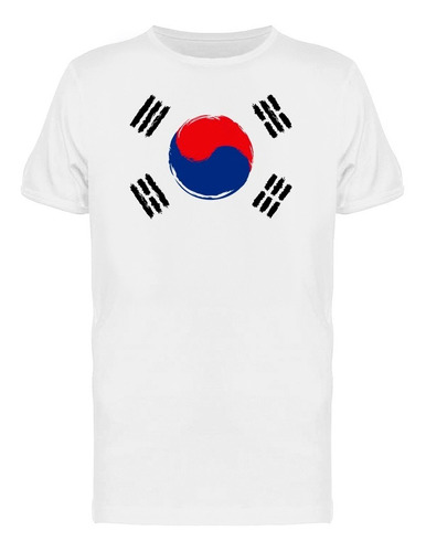 Playera De Dibujo De Bandera De Corea Del Sur