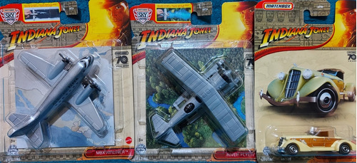 Matchbox Pack De 3 Indiana Jones No Rlc No Sth