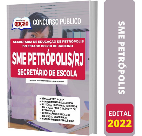 Apostila Sme Petrópolis Rj - Secretário De Escola