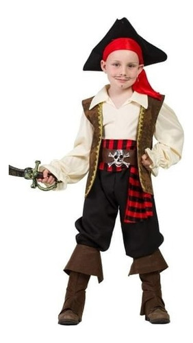 Disfraz De Pirata Jack Para Niño Cd 19179