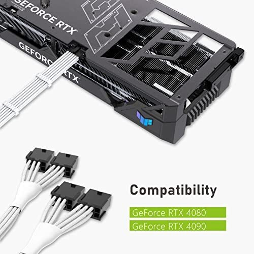Extensión De Cable Ezdiy-fab Gpu Power Sleeve, 16 Pines (12+