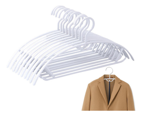 Perchas Para Ropa Con Ganchos Perchas Apilables Que Ahorran