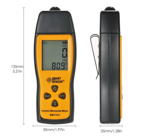 Imagem 5 de 6 de Smart Sensor Medidor De Monxido De Carbono Porttil Com Detec