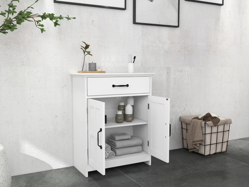 Buro Multiuso Con 1 Cajon De Almacenamiento 2 Puertas