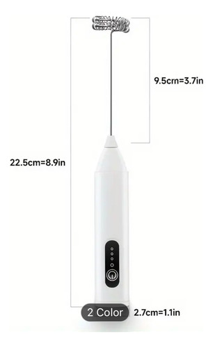 Agitador De Leche Recargable Por Usb