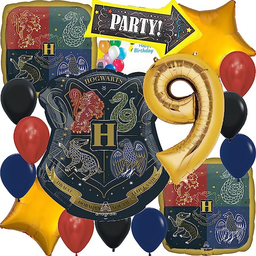 Harry Potter Coleccion Tematica Ramo Globos Aluminio Accesor