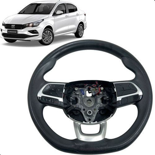 Volante Direçao C/borboleta Fiat Cronos 2019 A 2023