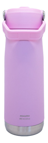 Botella Insulada Con Mango 65o Ml Keep - Rosado