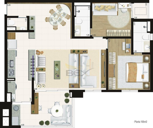 Imagem 23 de 24 de Apartamento Com 2 Dormitórios À Venda, 105 M² Por R$ 1.069.000,00 - Bethaville I - Barueri/sp - Ap0037