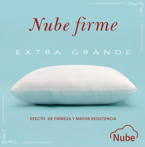 Almohada Nube Linea Firme Premium 50x70 Cm Vellon - Premium
