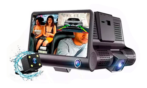 Camara Auto .camionetas  Pantalla 3 Camaras Con Marcha Atras