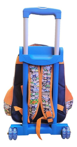 Mochila Escolar Con Carro Primaria Chavo Del 8 Urbania Color Azul