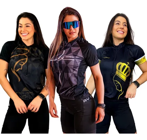 Camisa ciclismo feminina promoção 2025