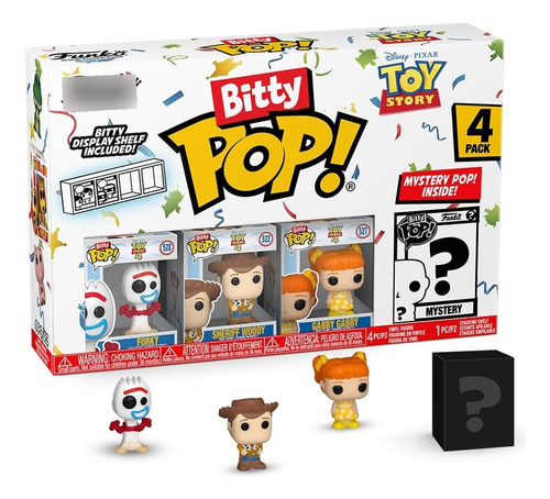 Funko Bitty Pop Disney Toy Story Forky, Woody, Gabby Gabby &