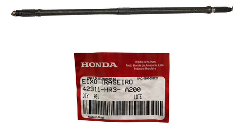 Eixo Traseiro Trx 420 Fourtrax 2014 A 2018 Original Honda