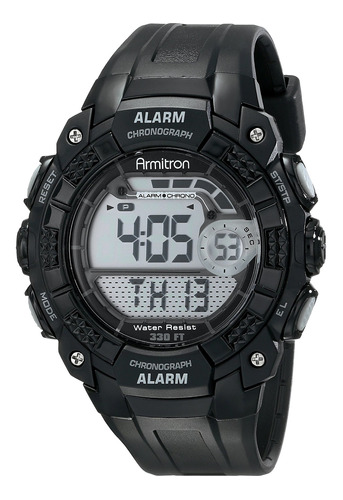 Reloj Hombre Armitron 40-8209blk Cuarzo Pulso Negro En