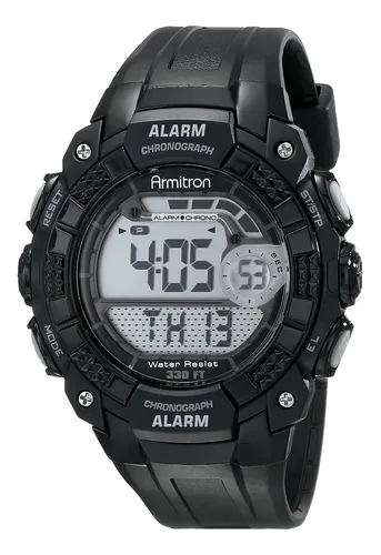 Reloj Hombre Armitron 40 8209blk Cuarzo Pulso Negro En