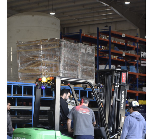 Montacargas Eléctrico Batería Litio 7,000 Lbs Hangcha Triple