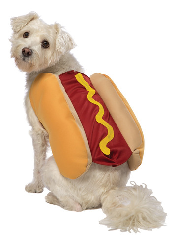 Disfraz Talla Xxxlarge Para Perro De Hot Dog Halloween