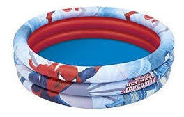 Imagen 2 de 3 de Pileta Inflable 122x30 Cm 3 Tubos-spiderman