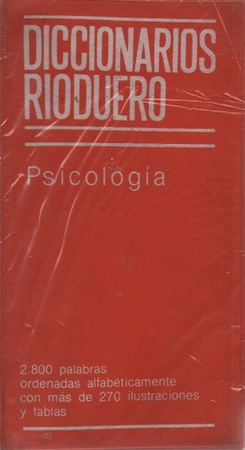 Psicología Diccionarios Rioduero 