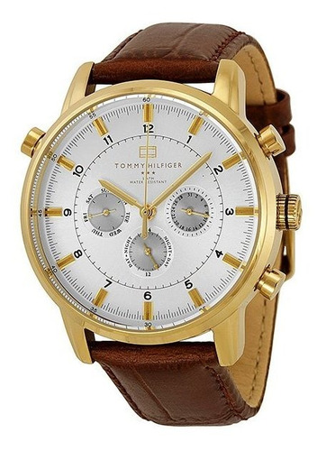 Reloj Tommy Hilfiger  Dorado / Malla De Cuero 1790874 