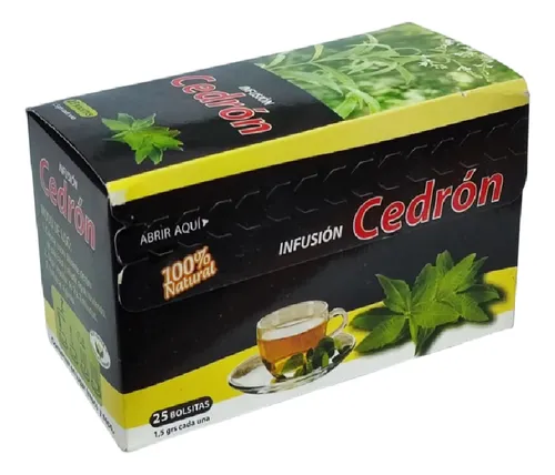Te Cedron Hierba Filtrante Infusión 25 Sobres Cedrón
