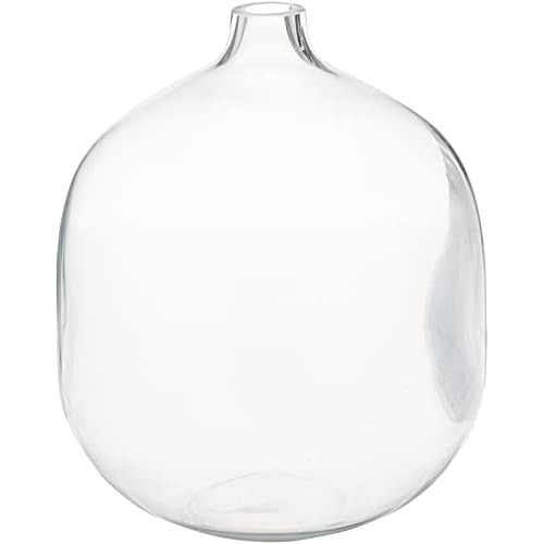 Jarrón De Vidrio Transparente Resistente, 7  L X 7  W ...