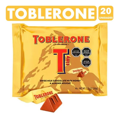 Chocolate Toblerone (bolsa Con 20 Unidades)