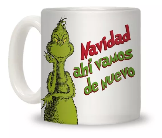 Taza Navidad Grinch Sublimada Personalizada