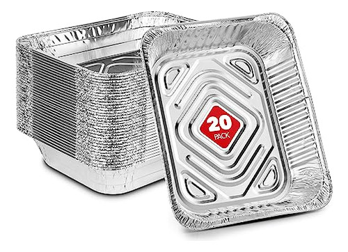 Bandejas De Aluminio De 9x13 Pulgadas (paquete De 20) B...