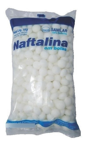 Naftalina Bolas 2 Kg  Puríssima