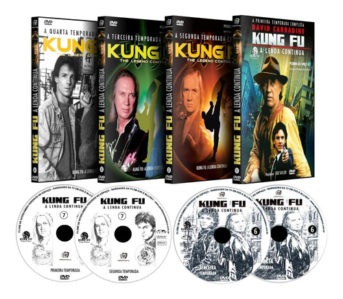 Kung Fu A Lenda Continua Série Completa David Caradine 26dvd