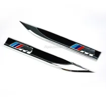 Comprar Par Insignias Metal Bmw M Lateral Tipo Navaja X6 X1 