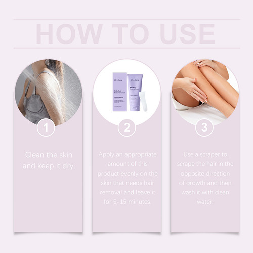 Creme De Depilação Facial Seguro Para Peles Sensíveis Com Pa