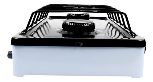 Parrilla De Gas 2 Quemadores Alfa Mex 303s Esmaltada Color Blanco