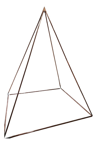 Piramide Con Orgonita 130cm X 95 Base Con 2 Set Conectores