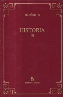 Historia Iii (herodoto)(biblioteca Gredos) (cartone) - Hero