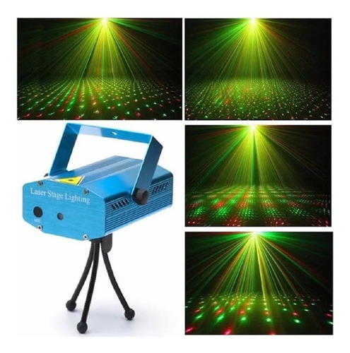Laser Lluvia Audioritmico Multipunto Luces Fiestas Dj Efecto