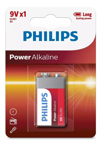 Batería Larga Vida Philips 9 V Alcalina Blister X 1 Unidad