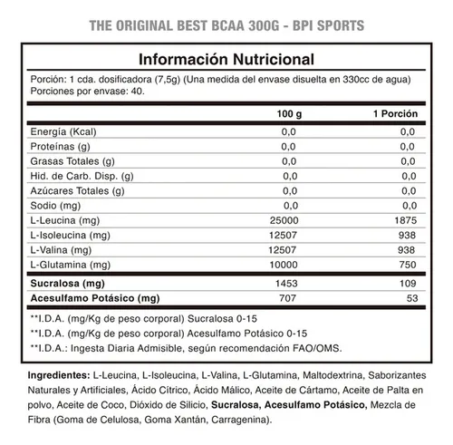Best Bcaa 30 Servicios Bpi Sports