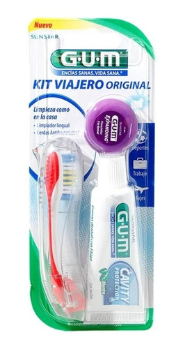 Cepillo Con Caja Pasta Hilo Dental Kit De Vaije